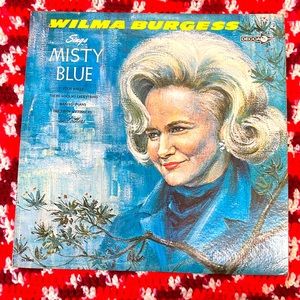 Wilma Burgess Sings Misty Blue vintage vinyl record